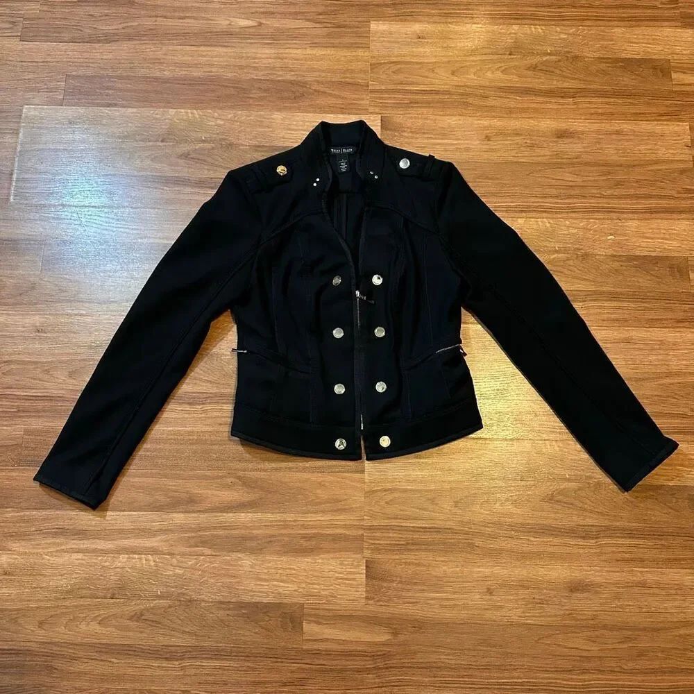 White House Black Market Zip Up Jacket | Women Size 6